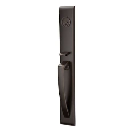 Emtek Oil Rubbed Bronze Handleset F203345RBKUS10BLH234 F203345RBKUS10BLH234
